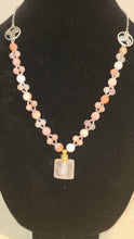 Load image into Gallery viewer, Rose Quartz pink botswana agate
