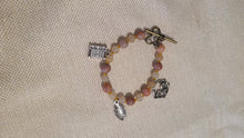 Load image into Gallery viewer, Rose quartz and Pink marble charm b
